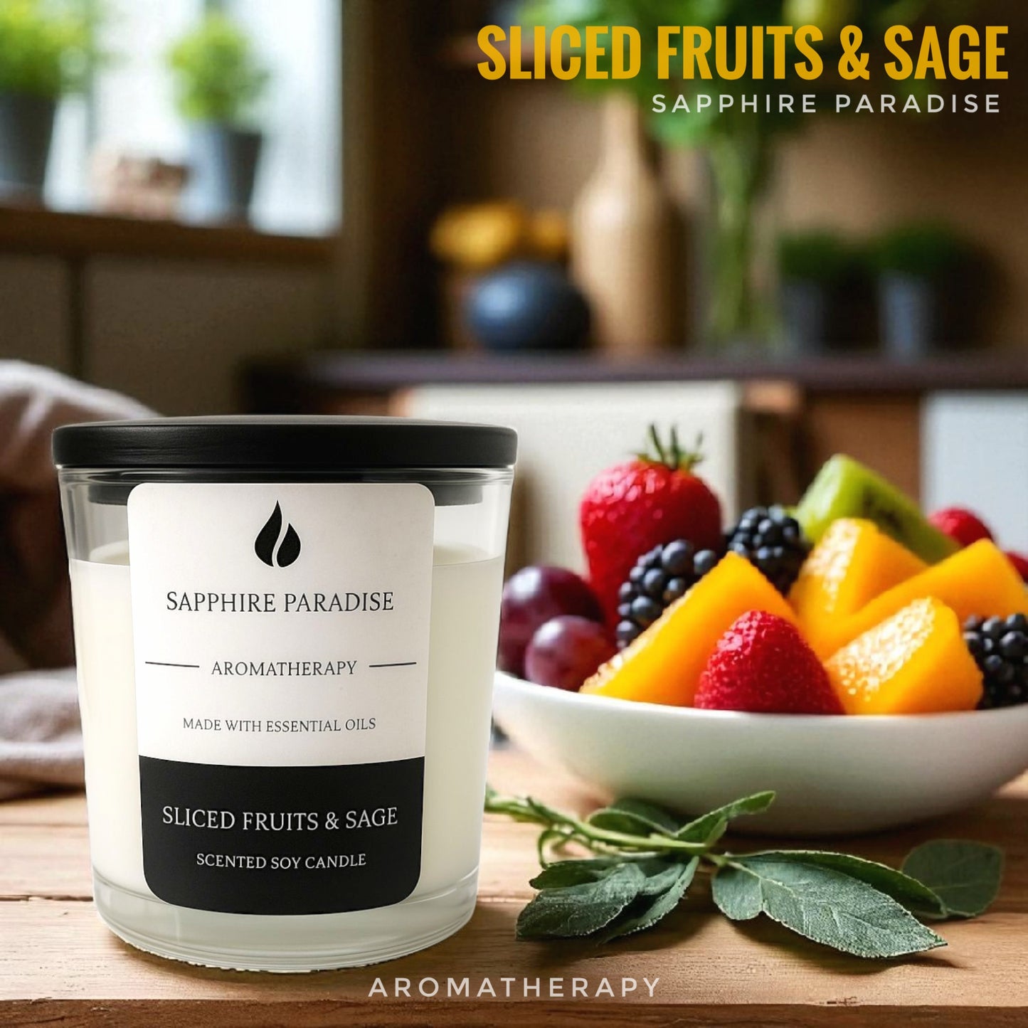 Sliced Fruits & Sage