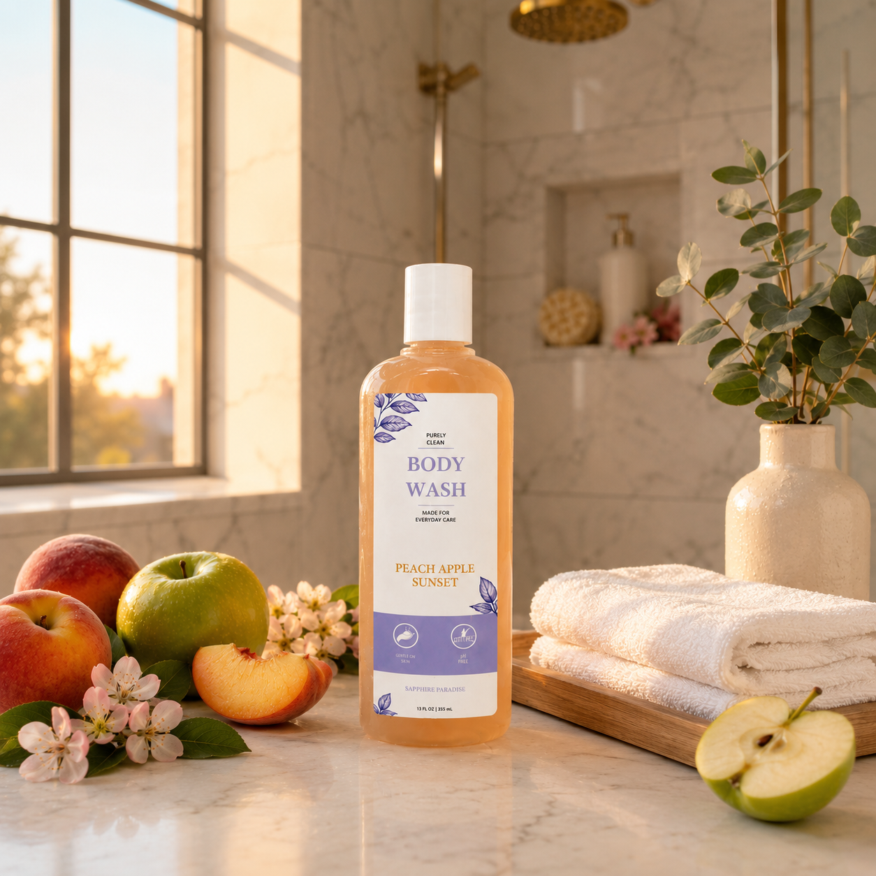 Peach Apple Sunset