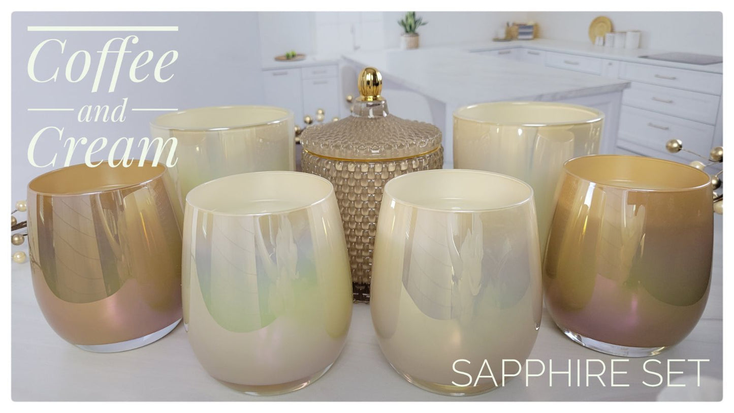 Sapphire Set (Coffee & Cream)