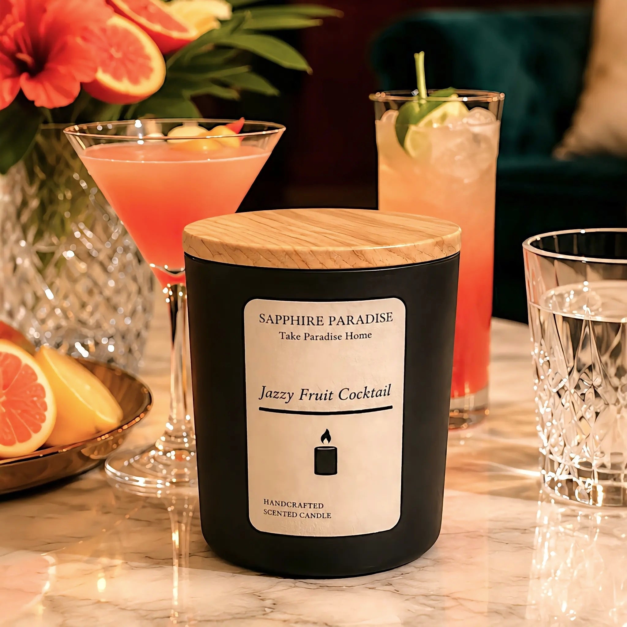 Jazzy Fruit Cocktail – Sapphire Paradise