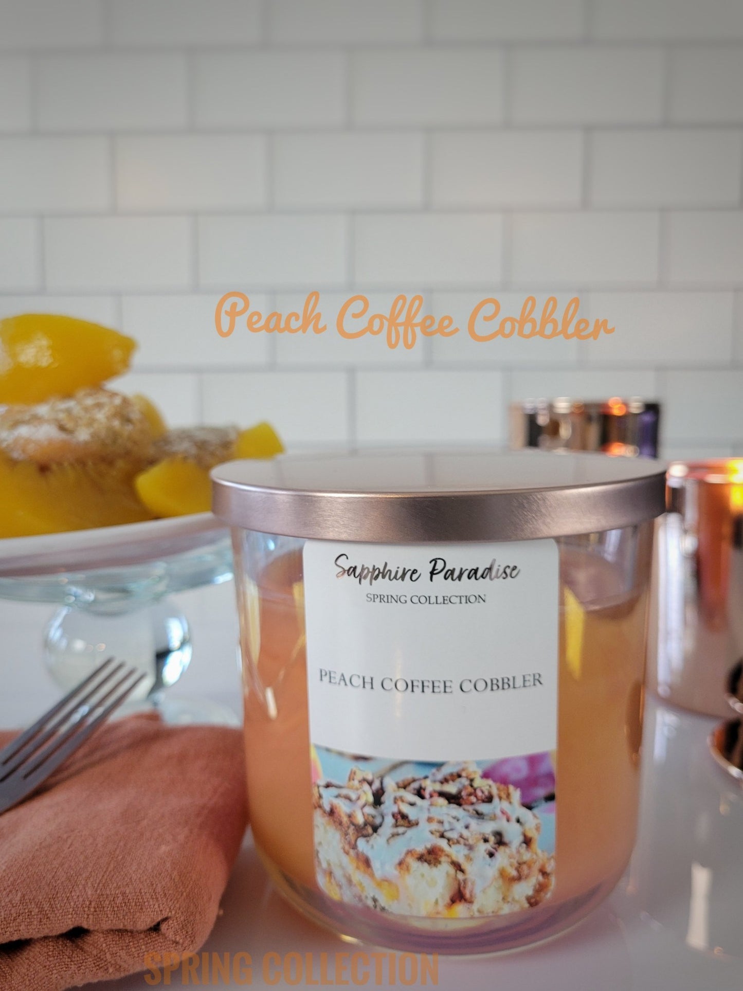 Peach Coffee Cobbler